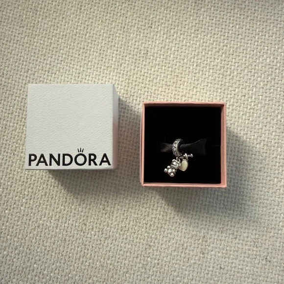 Pandora Baby Teddy Bear Dangle Charm NEW - Comes with original box - Picture 2 of 4